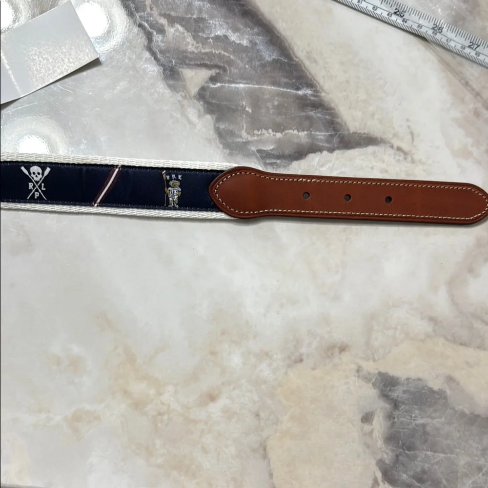 Polo by Ralph Lauren Brown and Blue Belt Bag